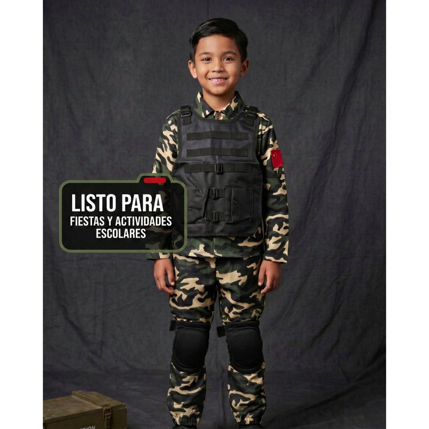 Disfraz Infantil Militar Marino Navy Seal Usa image number 1.0