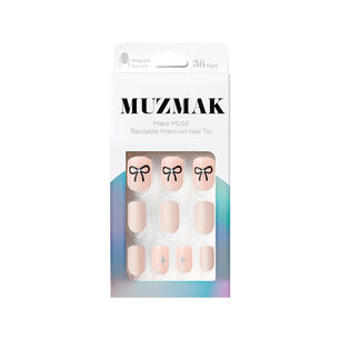 Muzmak - U&ntilde;as Press On Ribbontie Regular Square 36 U.
