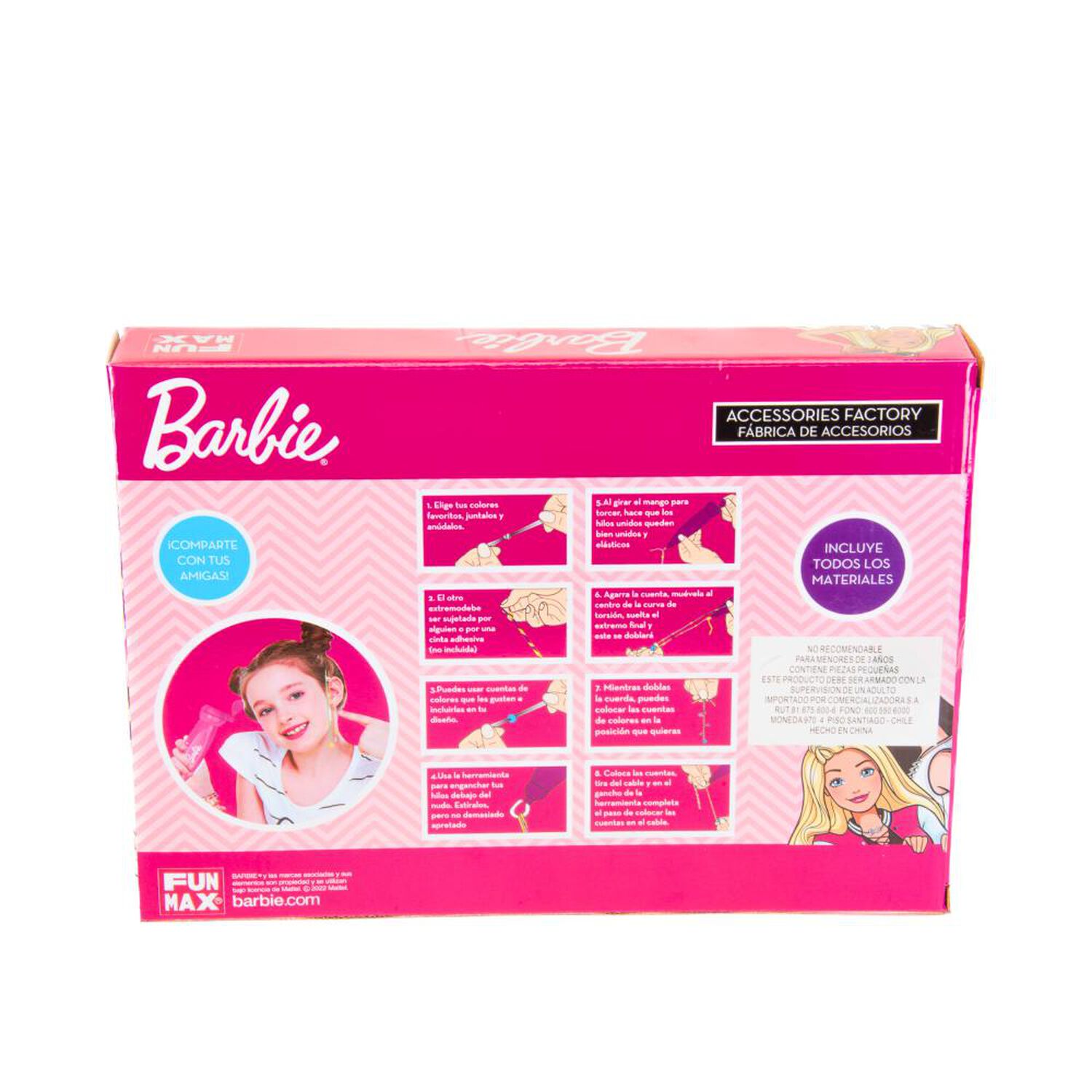 Set De Joyas Art & Craft Bisuteria Barbie Rope Bracelet image number 1.0
