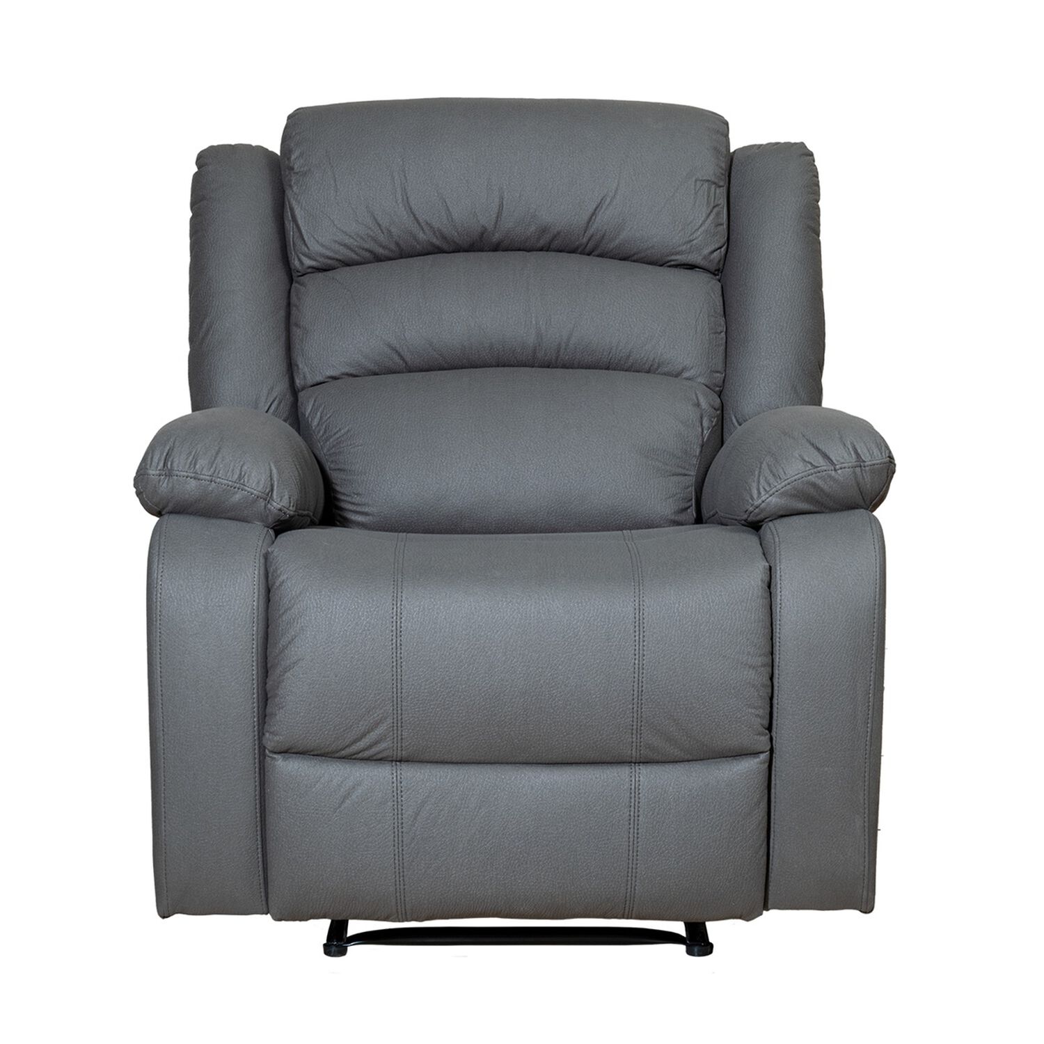 Berger 1 Cuerpo Reclinable Moderno Gris New Praga 8041rff image number 1.0