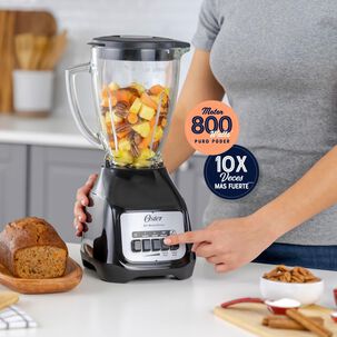 Licuadora Oster 2 Velocidades M&aacute;s Pulso Y Vaso De Vidrio Blstkagbpb