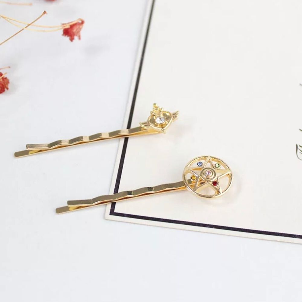 Set Pinches Horquillas Pinzas Para El Cabello Sailor Moon image number 3.0