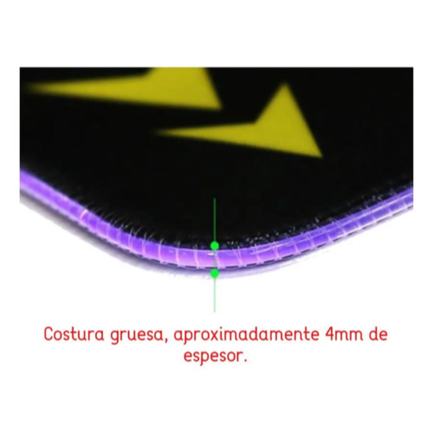 Mousepad Gamer Rgb Xl Aoas S4000 80x30cm 4mm Waterproof Negro image number 2.0