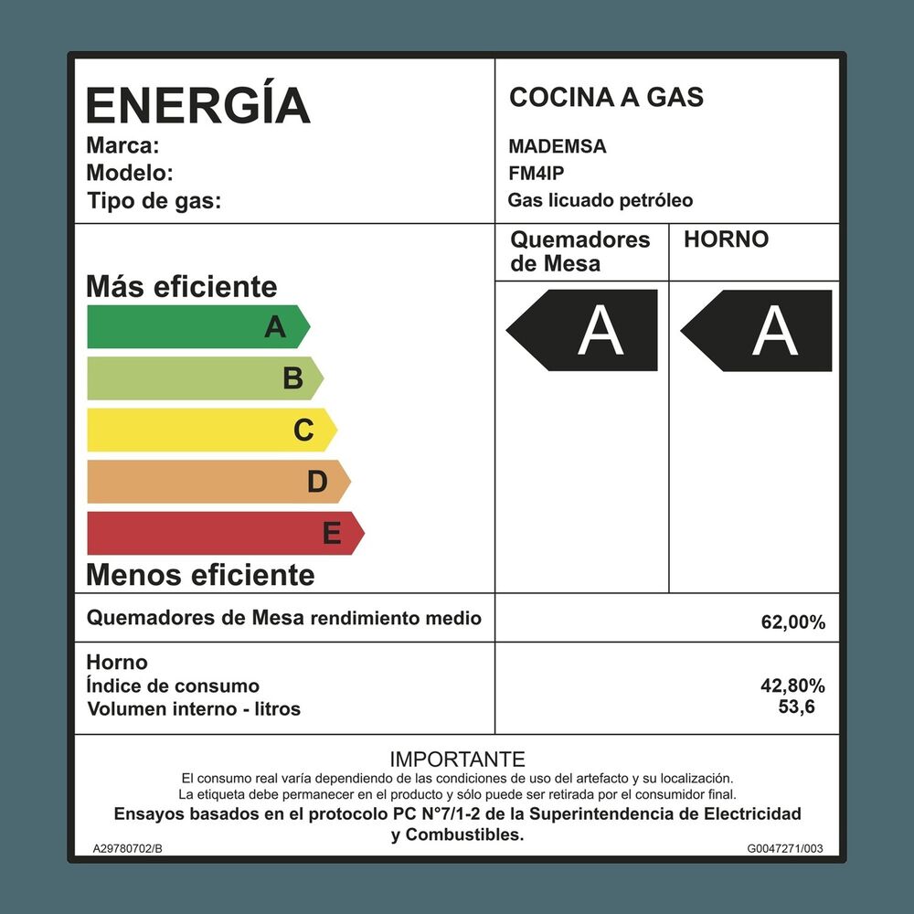 Cocina A Gas 4 Platos Mademsa Limpiafácil Fm4ip Negra image number 11.0