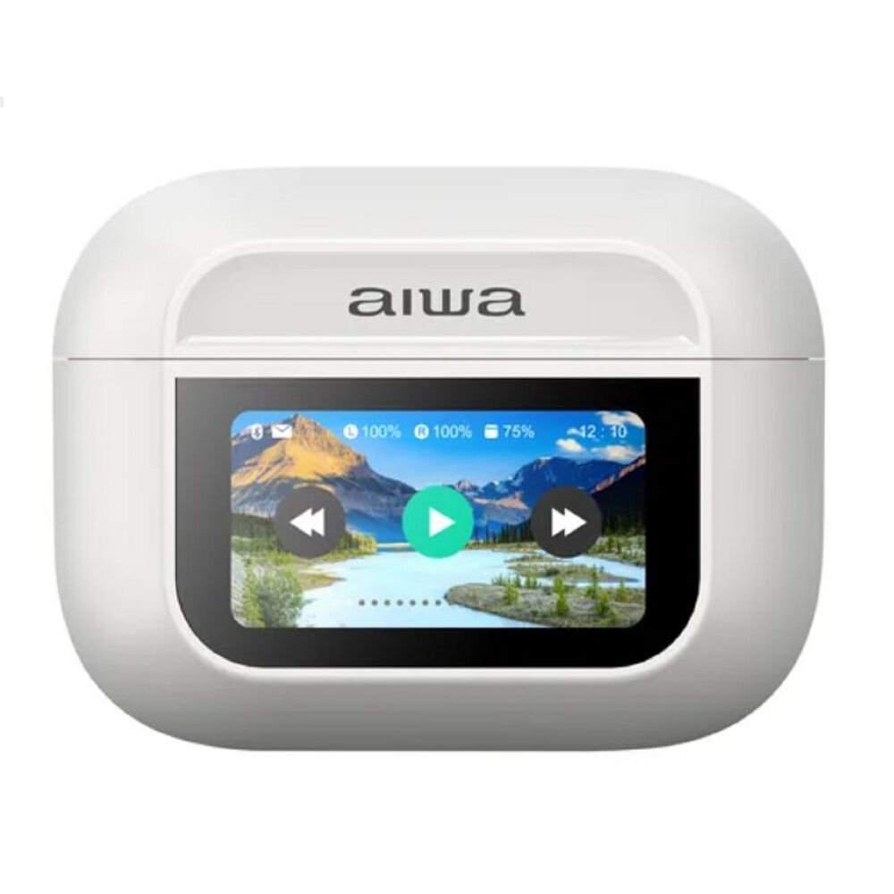 Aud&iacute;fonos Bluetooth Aiwa In Ear Dise&ntilde;o Con Pantalla T&aacute;ctil image number 2.0