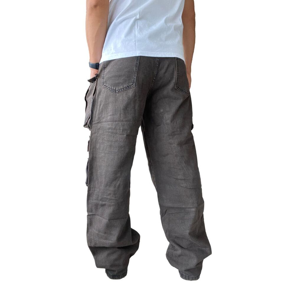 Jeans Di&aacute;bolo Cargo Ancho Wide Leg Hombre image number 26.0