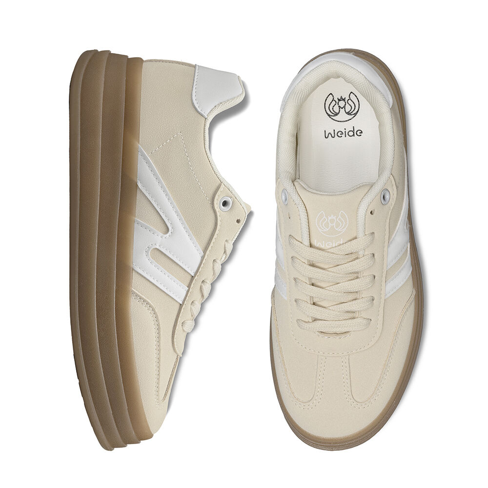 Zapatilla Casual Urbana Plataforma Mujer Weide Sl65 image number 2.0