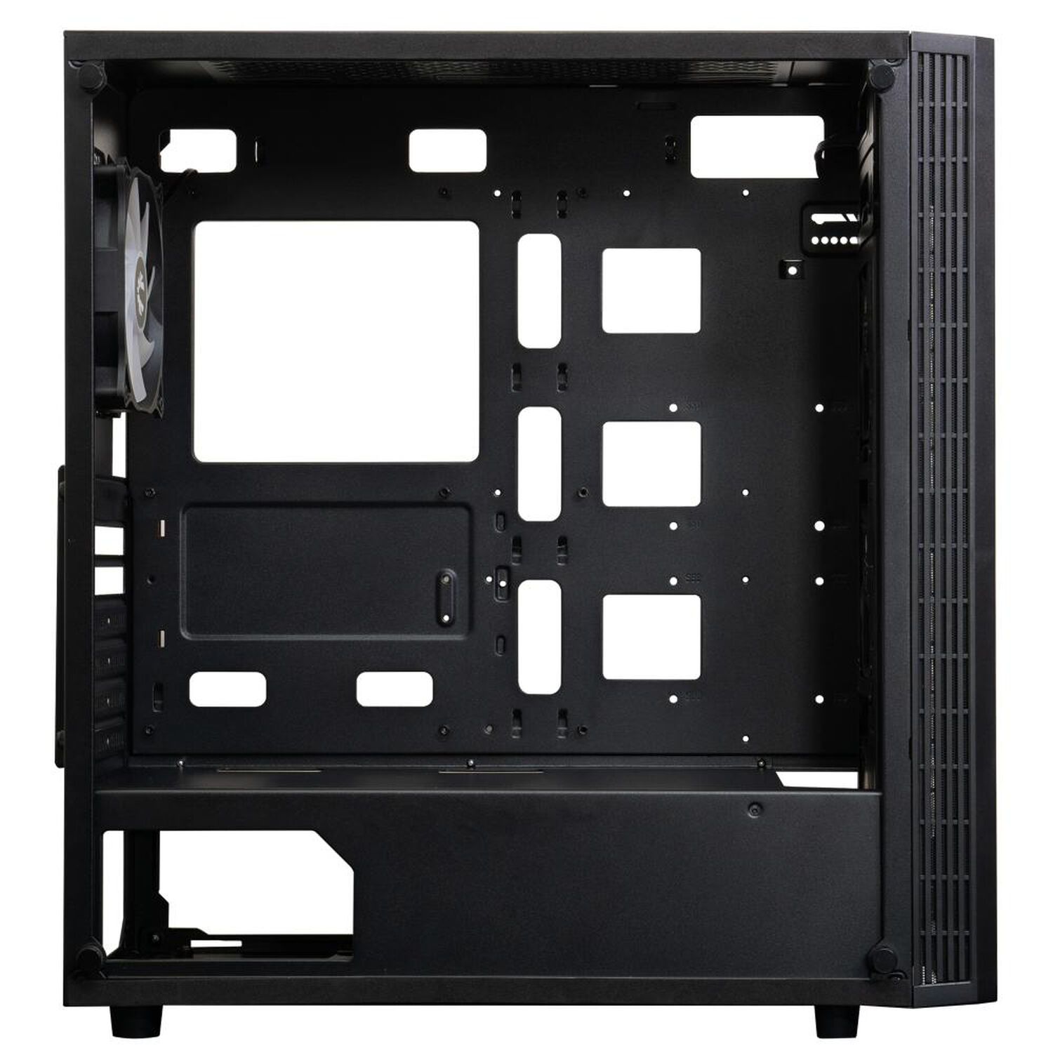 Gabinete Bitfenix/ ​​hades + Fuente De Poder 600w / 4 Ventiladores/ Negro image number 10.0
