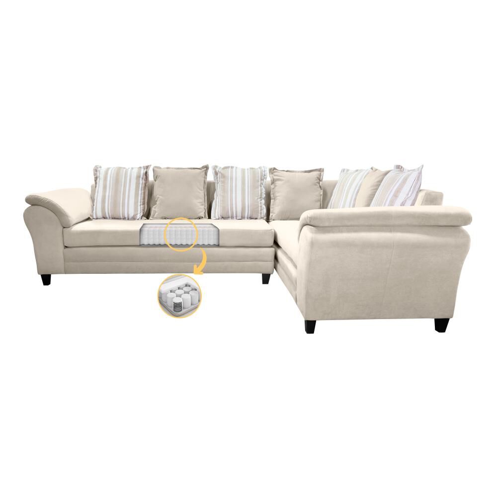 Sofá Seccional Derecho Living Factory New Capri / 6 Cuerpos image number 2.0