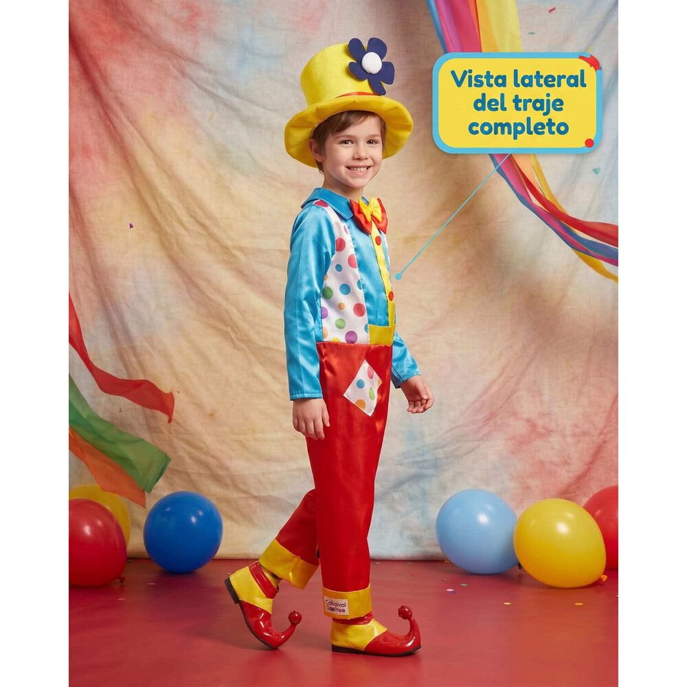 Disfraz Cosplay Payaso Buf&oacute;n Ni&ntilde;o Ni&ntilde;a Carnaval Adulto image number 30.0