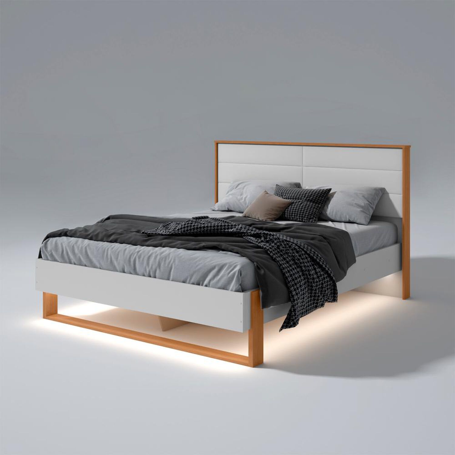 Cama Di Poretti Design Freetown / 2 Plazas / Base Normal image number 2.0