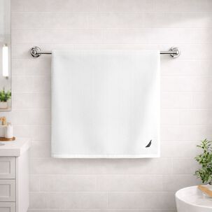 Toalla De Ba&ntilde;o Cuerpo Vis Nautica Home 100% Algod&oacute;n Suave 76x137cm Blanca