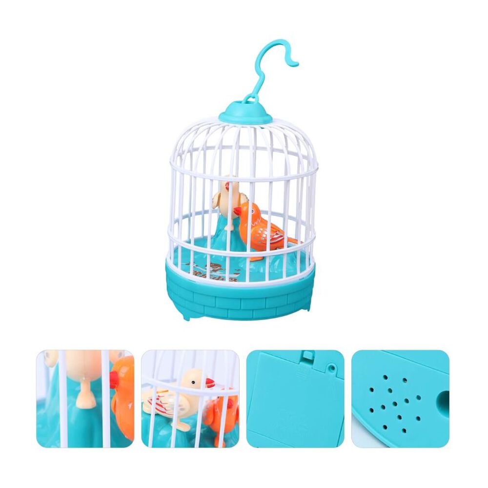 Juguete Mini Jaula Pajaritos Interactivo Parlante image number 3.0