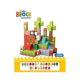 Juguete Bloques Magneticos 117pcs Escenas Infantil
