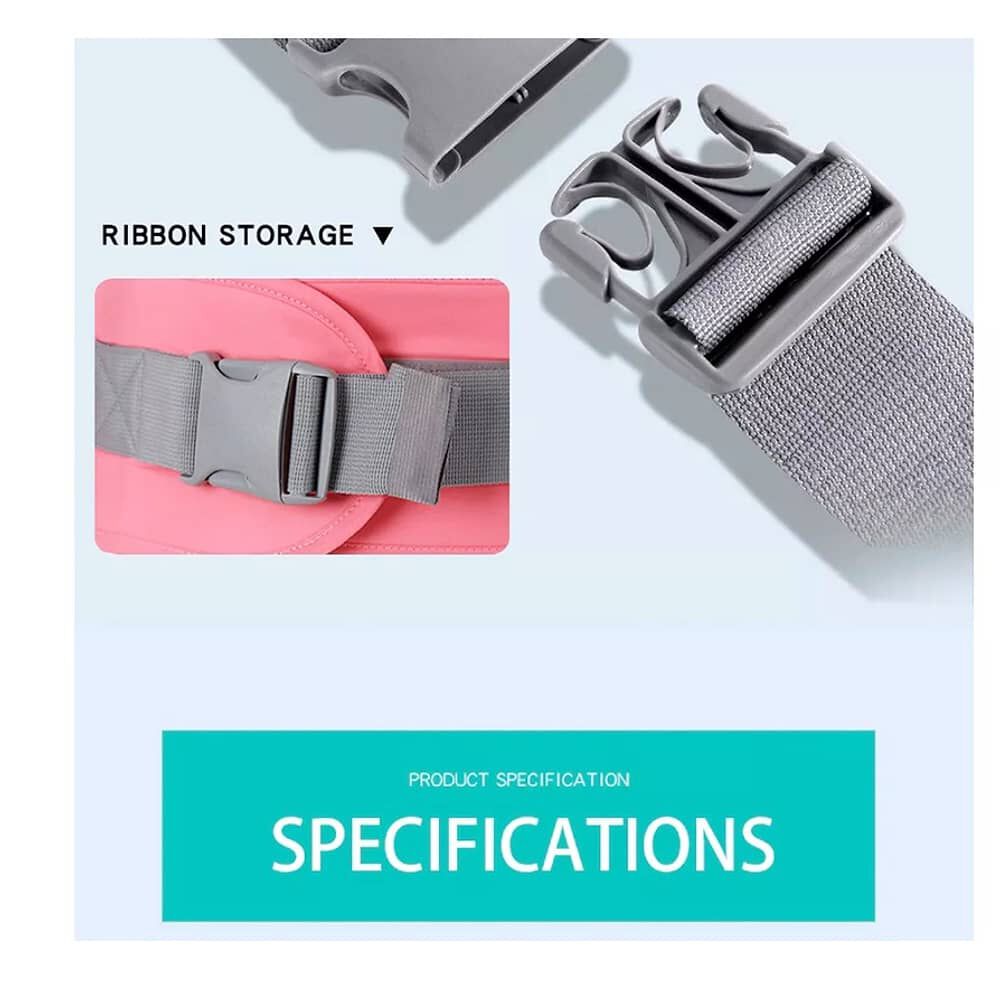 Portabebes Ergonomico Con Soporte Y Bolso Azul image number 5.0