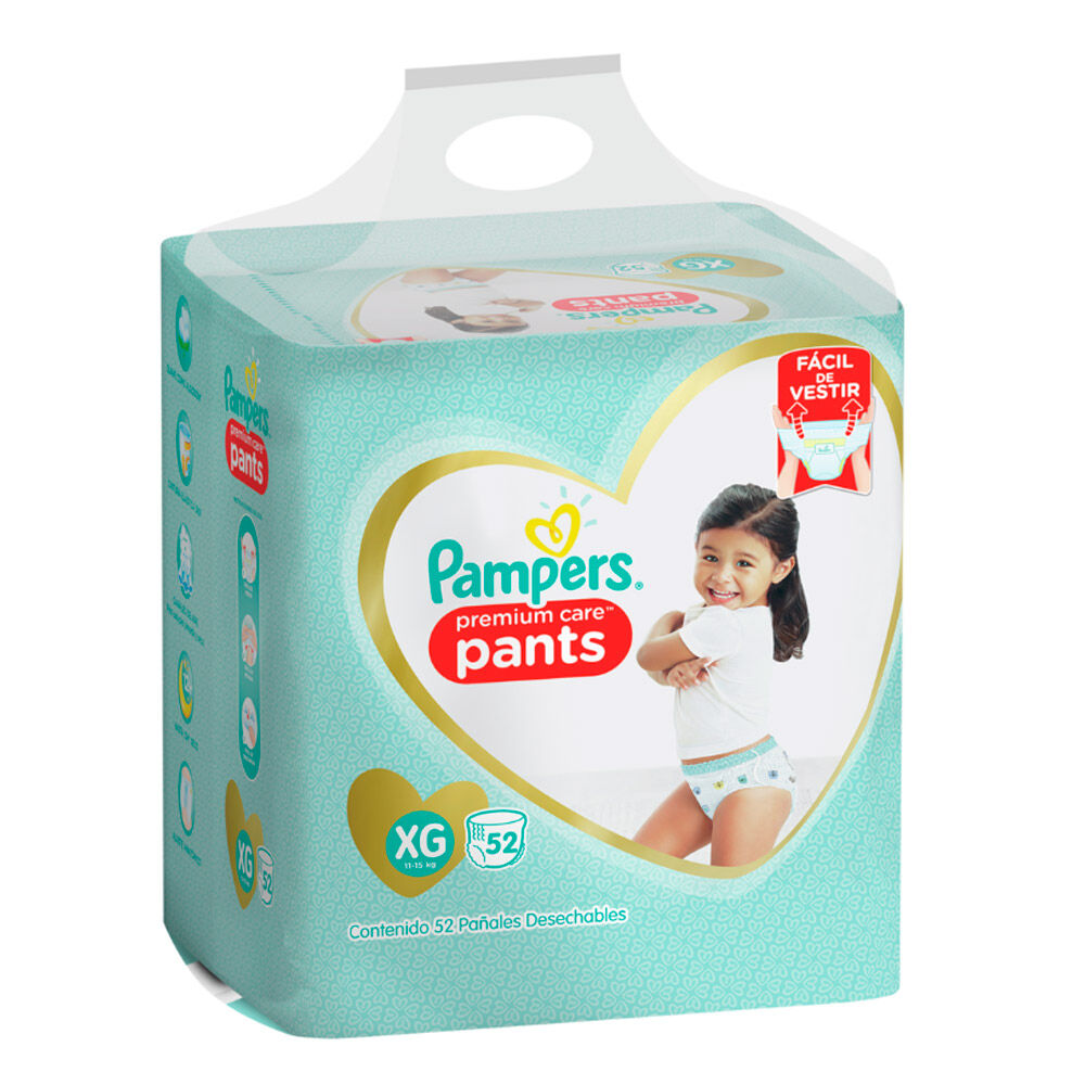 Pañales Desechables Pampers Pants Premium Care Xg 52 Uds. image number 1.0