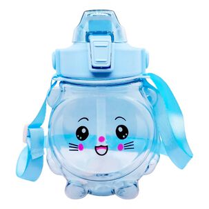 Botella Agua Kawaii Antiderrame 1000ml Azul Correa