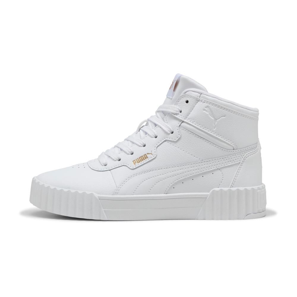Zapatilla Urbana Mujer Puma Carina 3.0 Mid Blanco image number 5.0