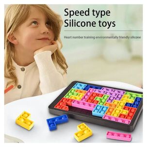 Juego De 27 Bloques De Buliding Pop It Bubble Tetris