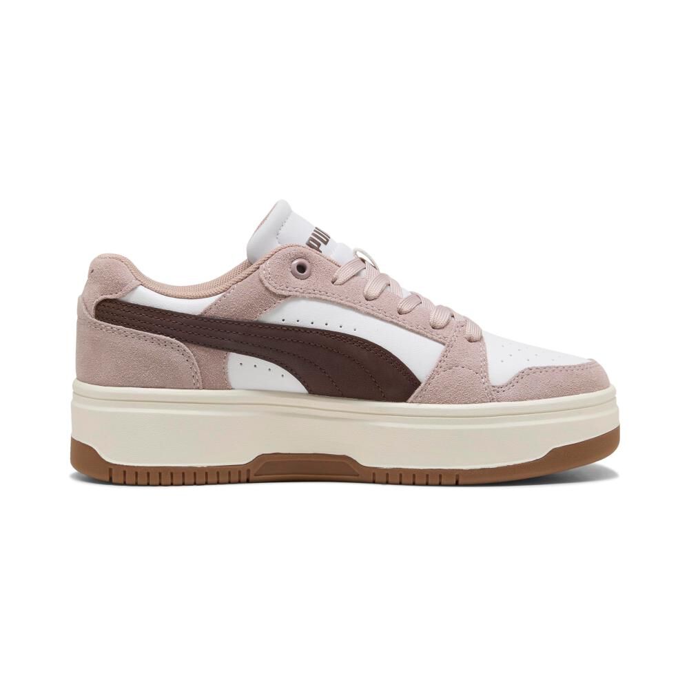 Zapatilla Urbana Mujer Puma Rebound Femme Low Sd Rose Latte-chocolate Brown- White image number 1.0
