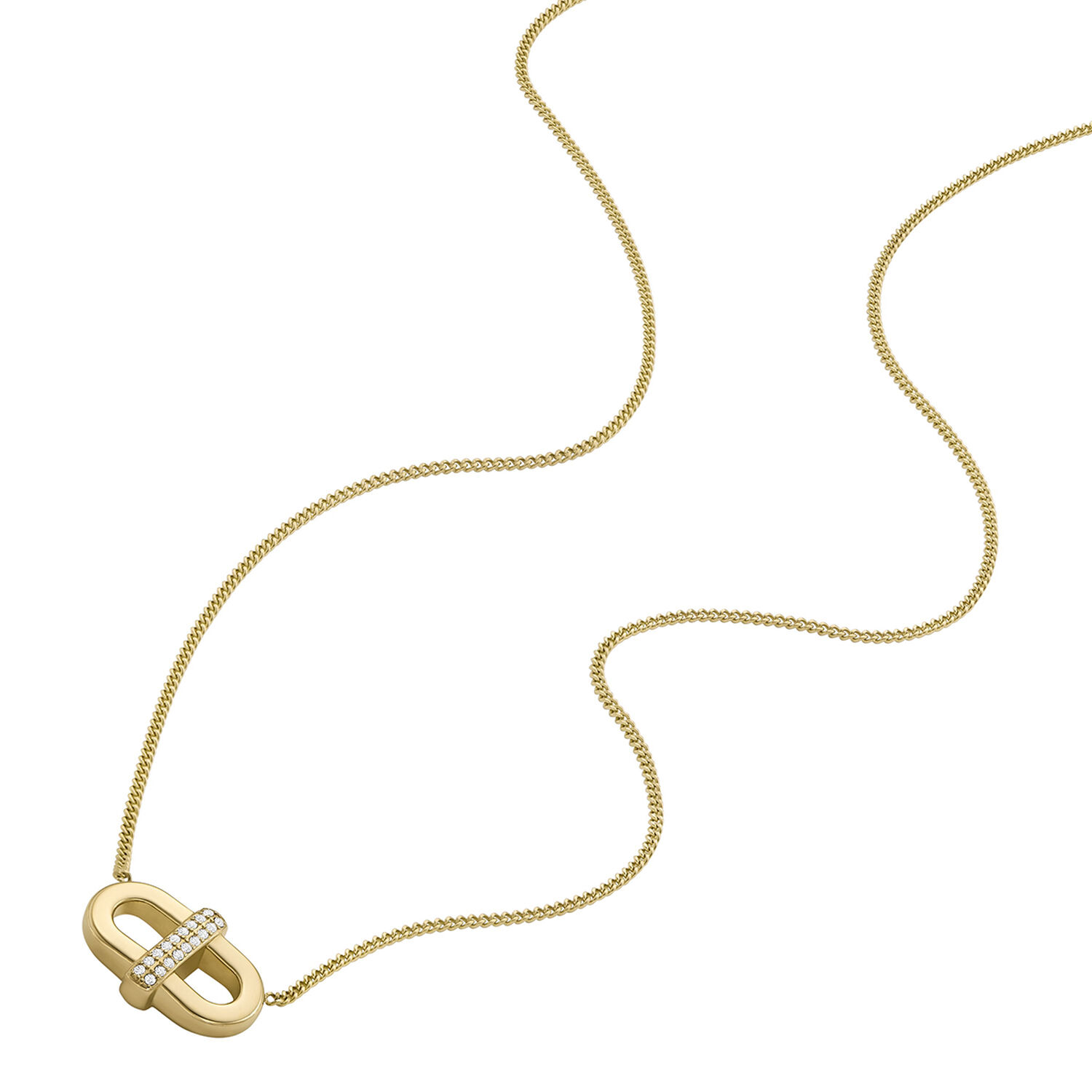 Collar Fossil Jf04582710 Dorado Mujer image number 2.0