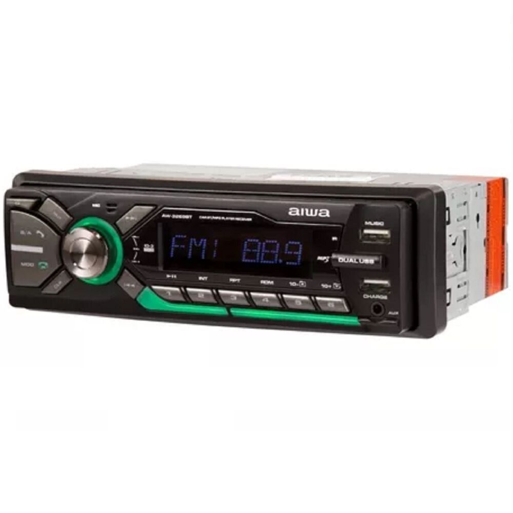 Radio Auto Aiwa Aw-3269bt 1 Din Bluetooth Mp3 Usb App Music image number 1.0