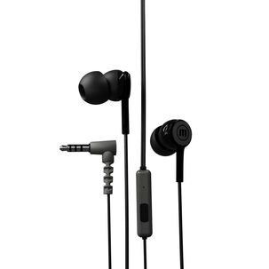 Audífonos Maxell In-tips Con Micrófono In Ear Negro