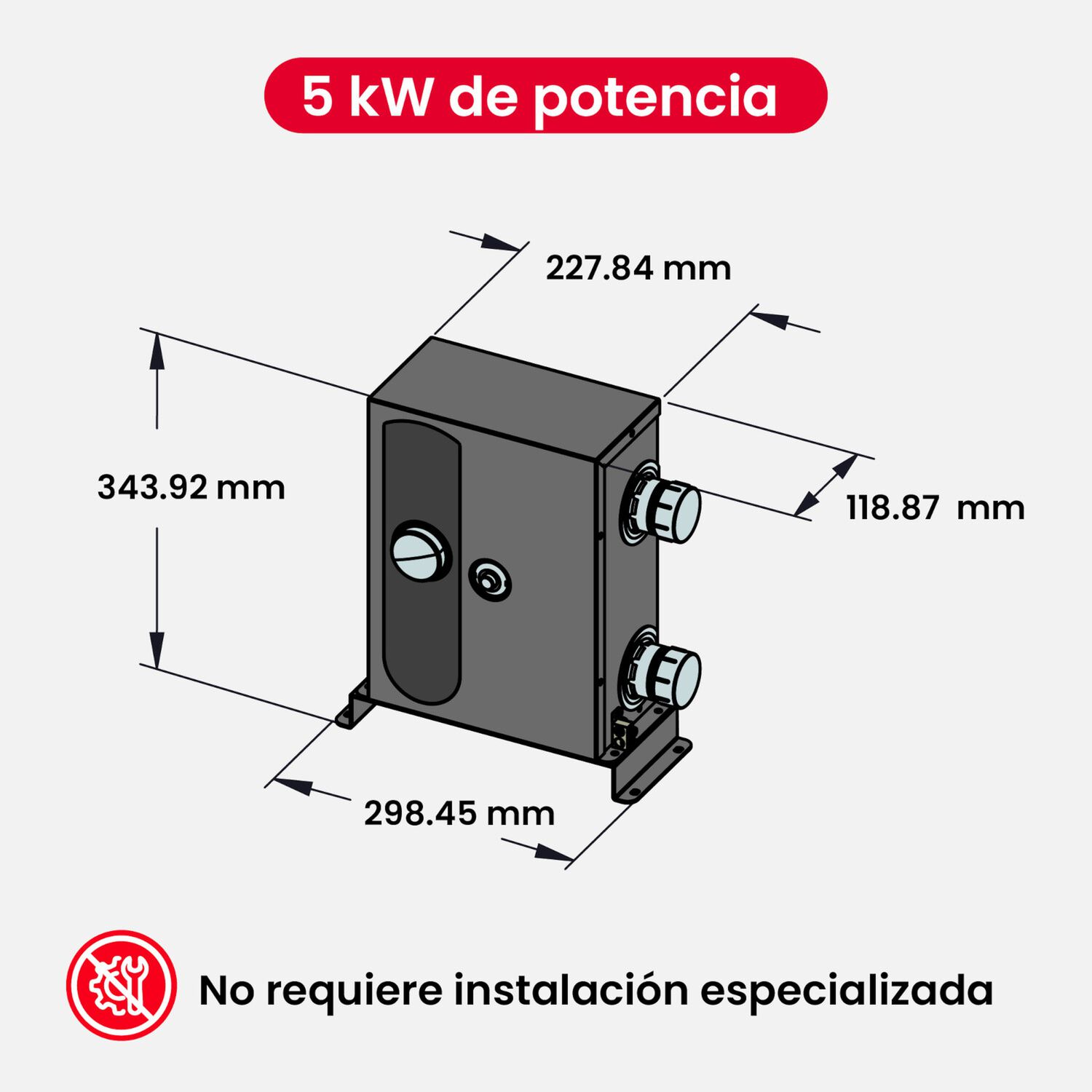 Calentador El&eacute;ctrico De Piscina,jacuzzis Y Spa Rheem E3t 5kw image number 2.0