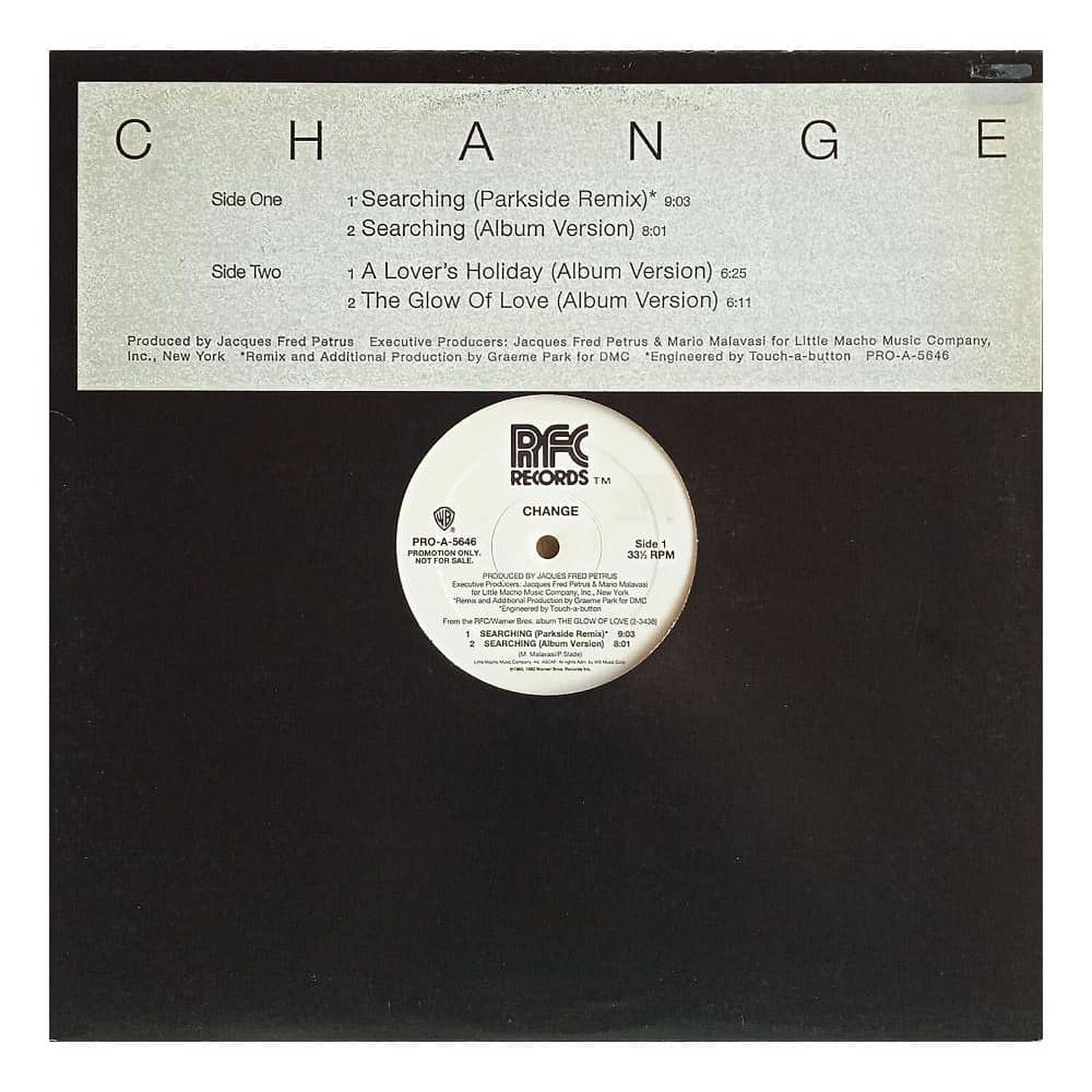 Change - A Lover's Holiday/searching | 12" Maxi Single Usado image number 0.0