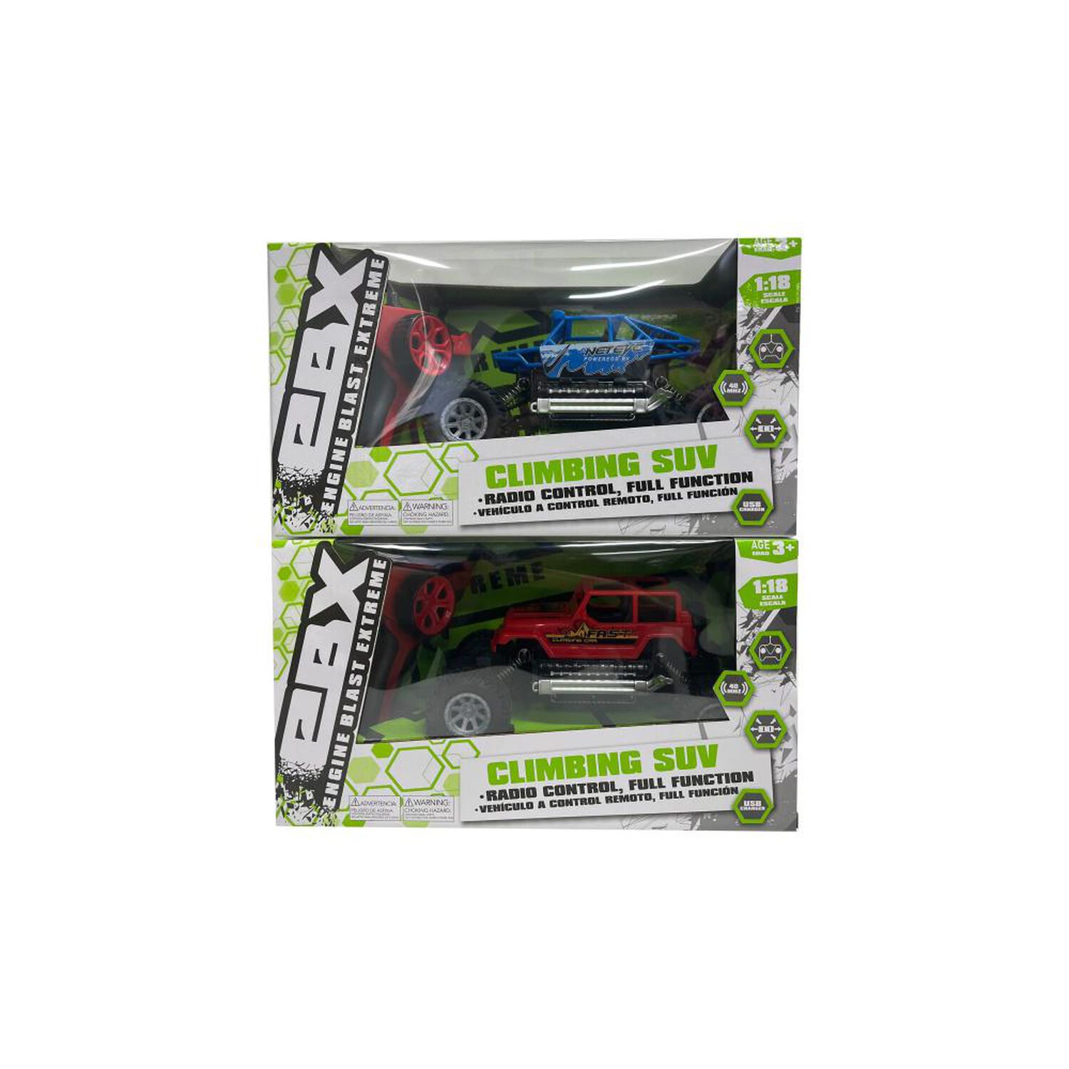 Veh&iacute;culo Rc Ebx Off Road Surt Rojo Azul image number 4.0