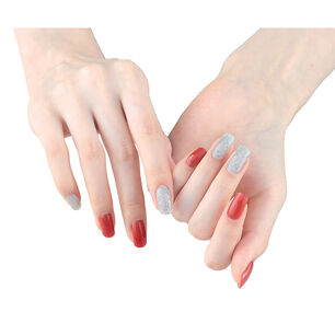 U&ntilde;as Sticker Efecto Gel Tiolla Red Star