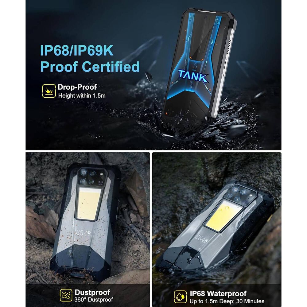 Unihertz 8849 Tank 3 Pro - Celular 5g Con Proyector L&aacute;ser De 120 Pulgadas image number 9.0