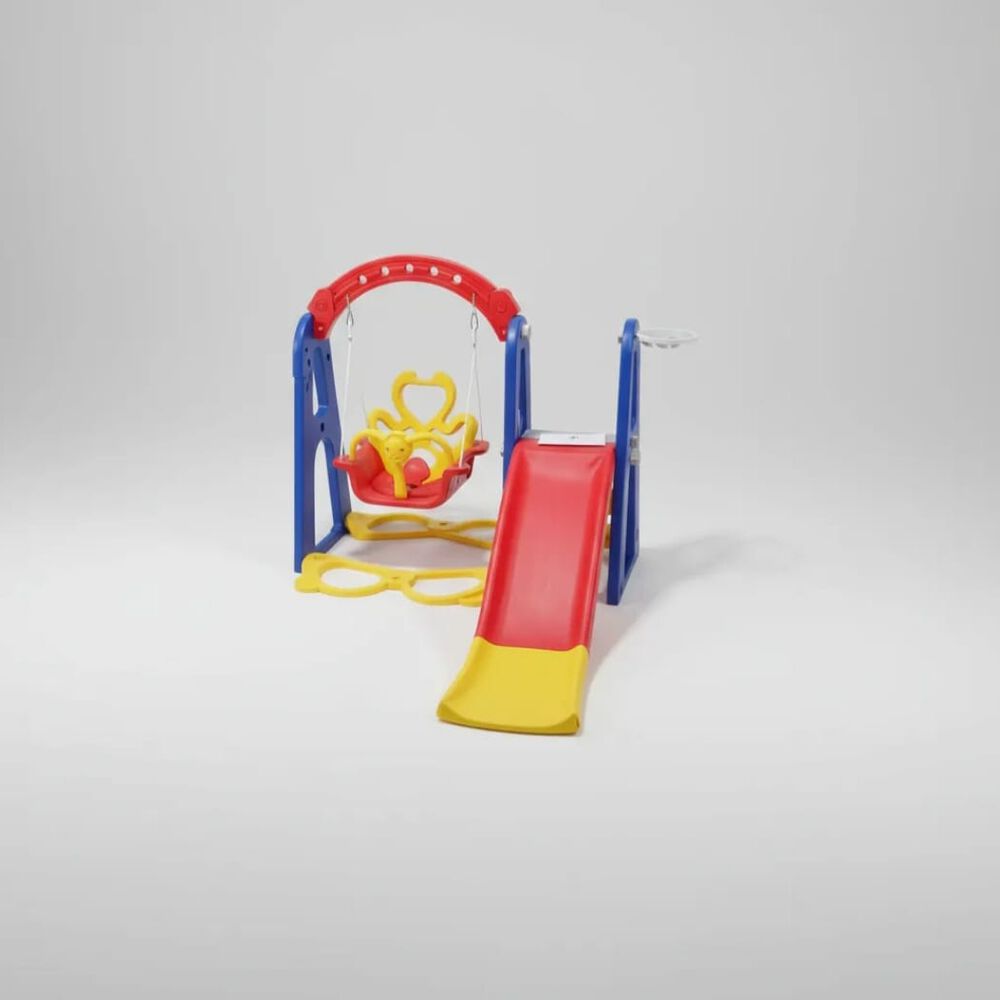 Columpio, Resbalin + Aro De Basquet Multicolor Musical image number 6.0