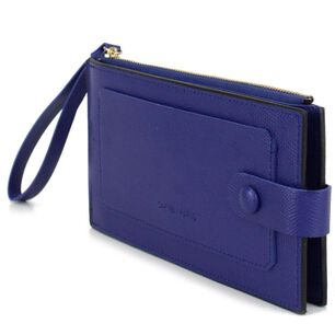 Billetera De Mujer Tarja Azul Carven