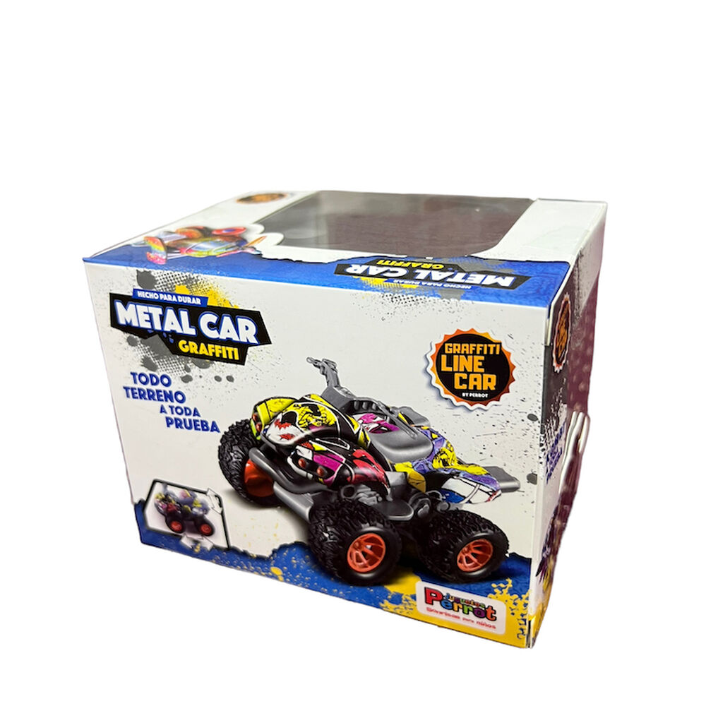Auto | Camioneta | Moto Metalico Graffiti Juguete Fricci&oacute;n image number 2.0