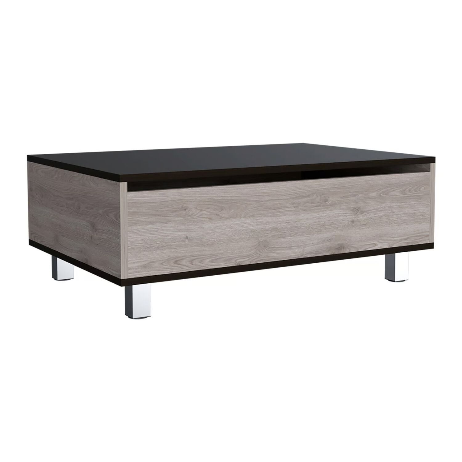 Mesa De Centro Extensible Fm-002g Gris Y Negro image number 0.0
