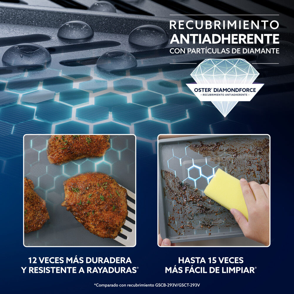 Freidora De Aire Oster Flex 2 Zonas 11 Lt Diamondforce image number 4.0