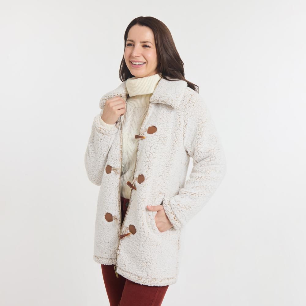 Chaqueta Montgomery Sherpa Cuello Camisero Mujer Geeps image number 2.0