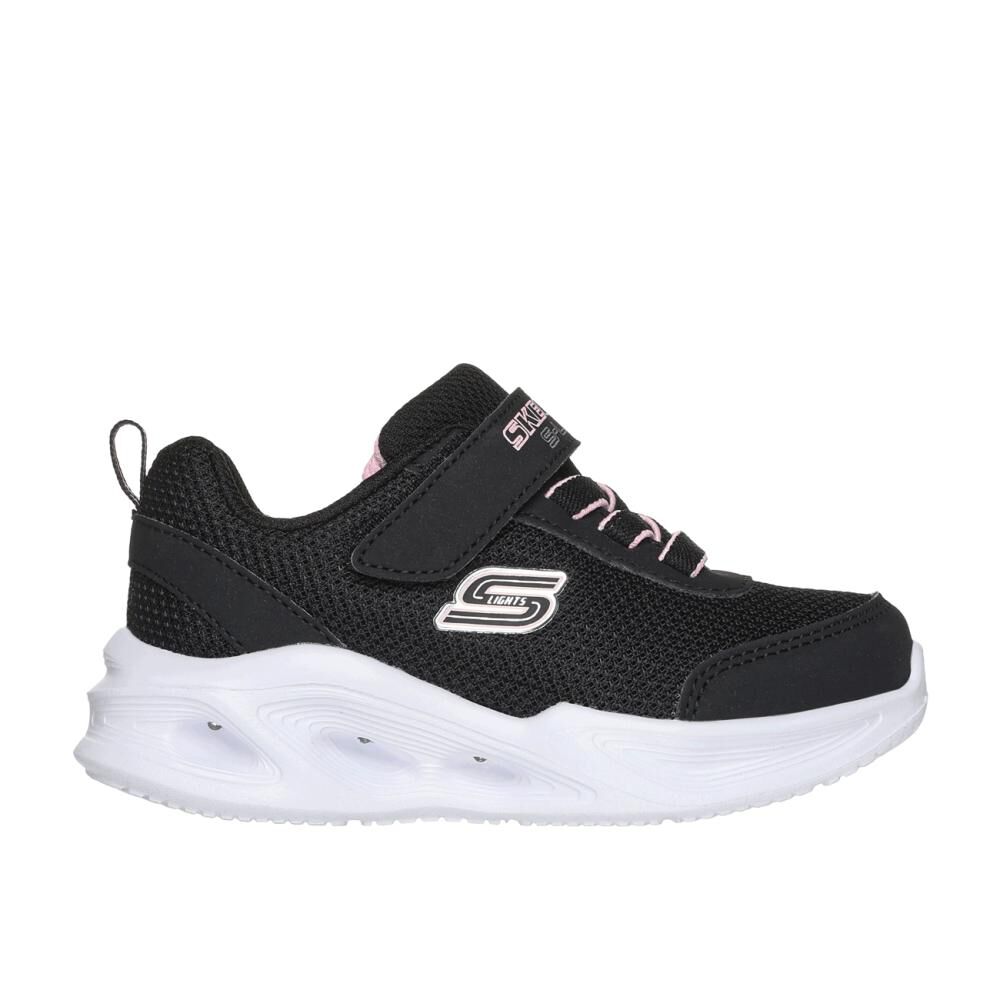 Zapatilla Infantil Niña Skechers Skechers Sola Glow Blk image number 0.0
