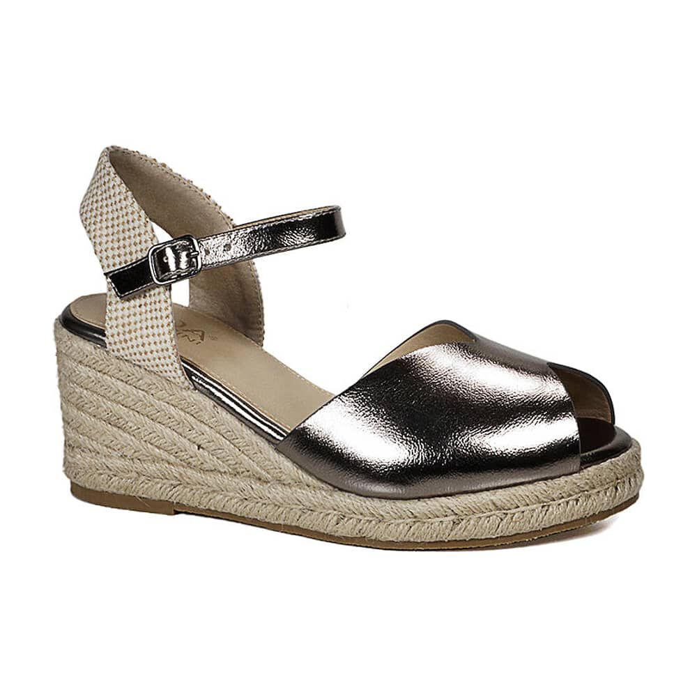 Sandalia Benedicta Plateado image number 0.0