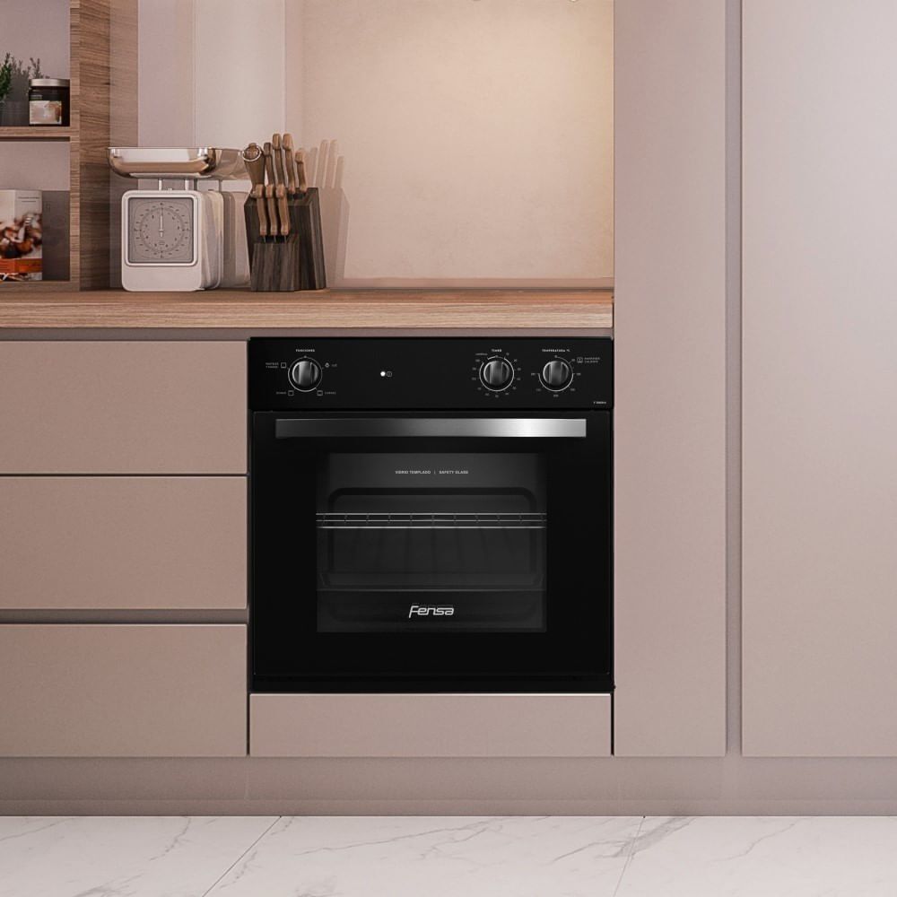 Horno Empotrable El&eacute;ctrico 66l F 1060n A Negro image number 3.0