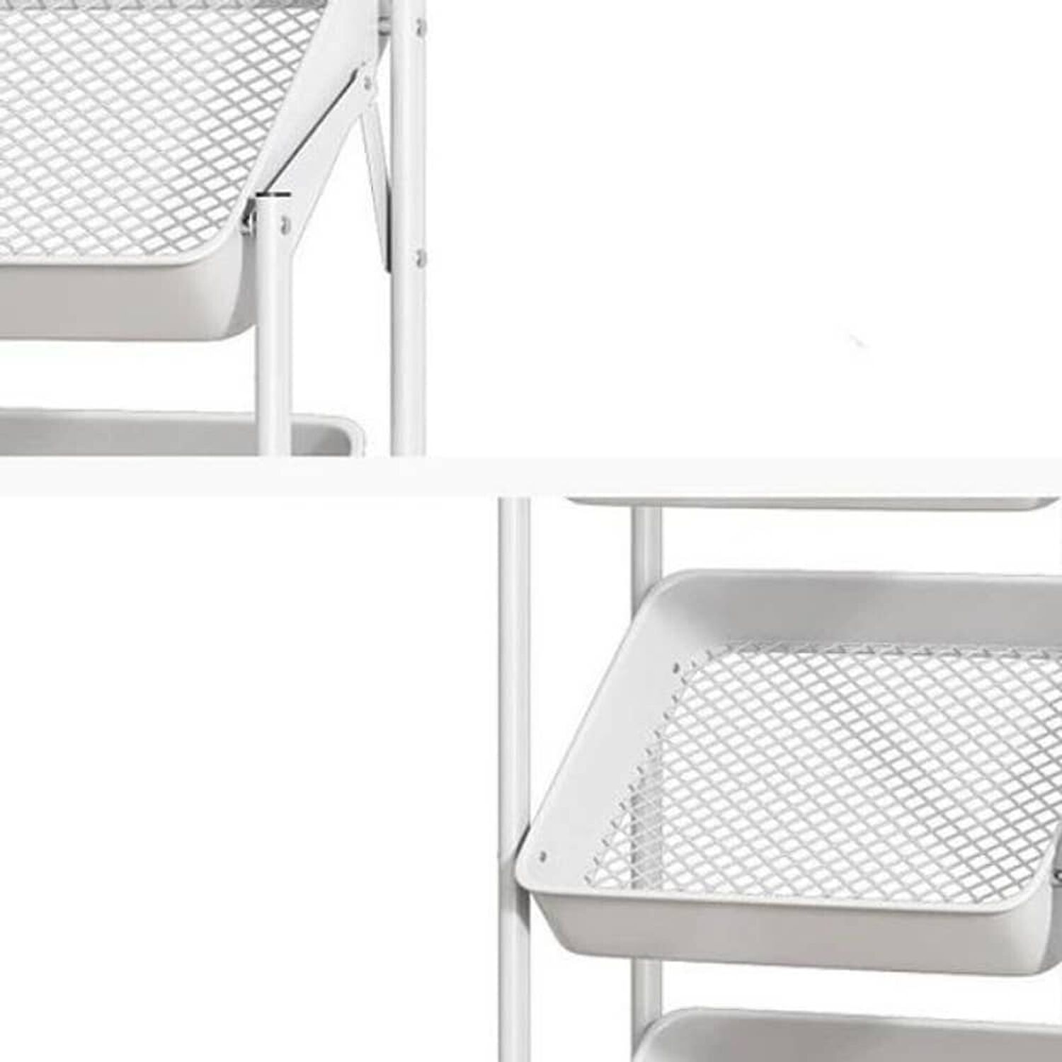 Estante Organizador Plegable Cocina Ba&ntilde;o 3 Niveles Y Ruedas image number 1.0