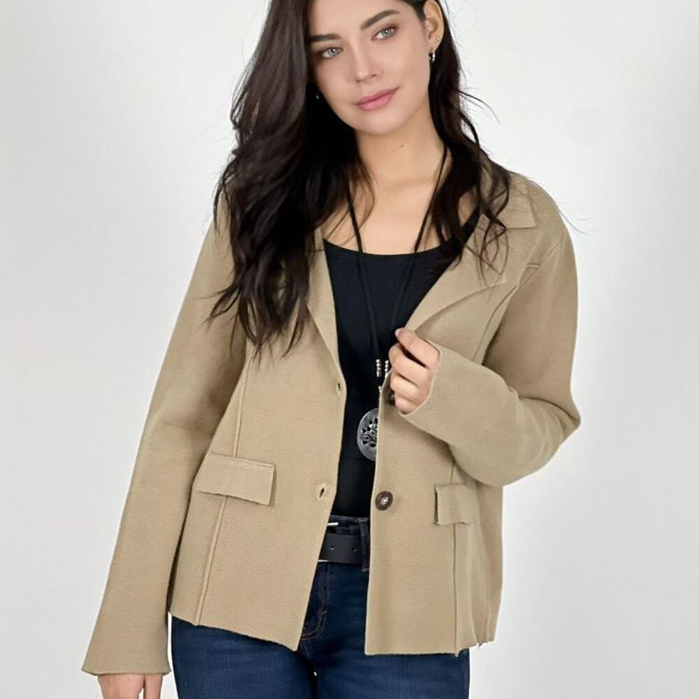 Blazer Cuello V 2 Botones image number 0.0