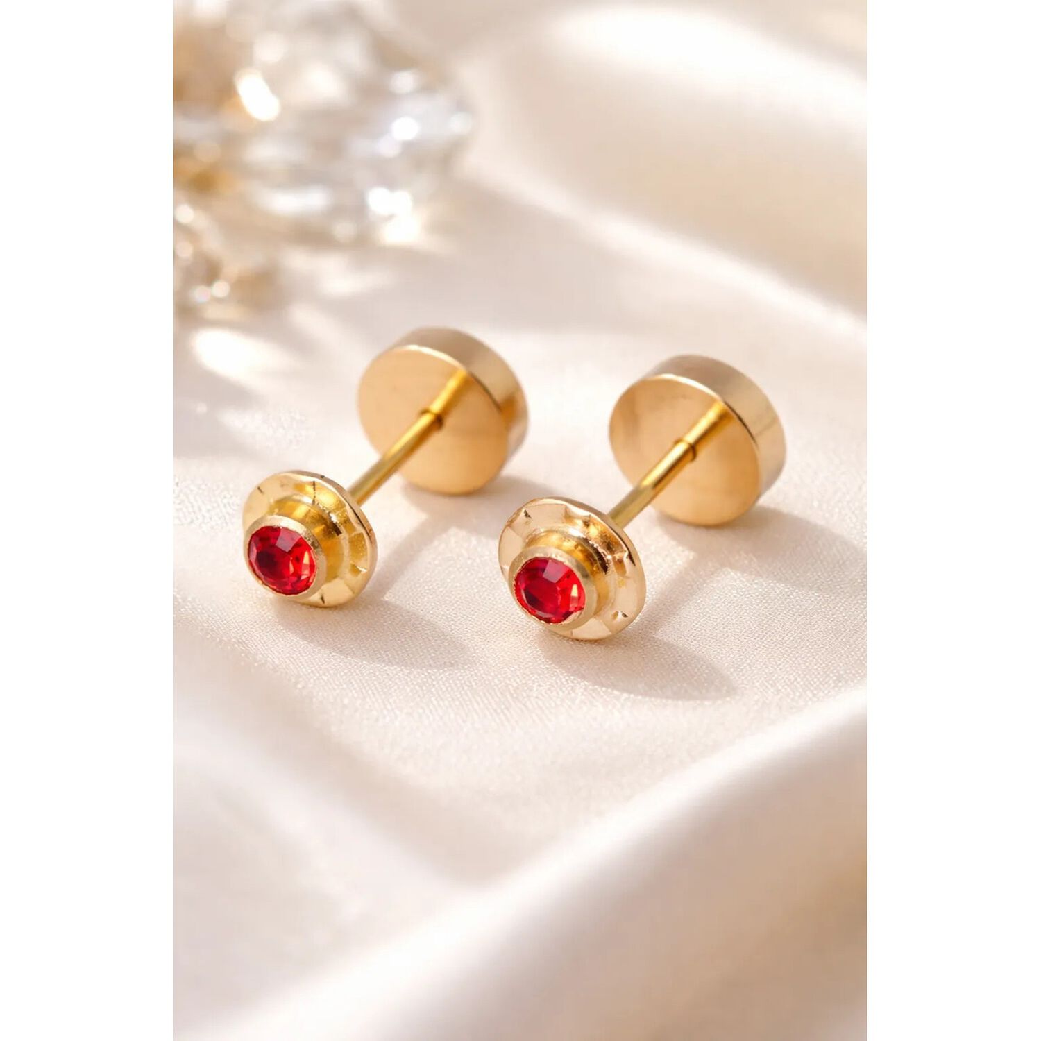 Aros Abridores Chat&oacute;n Circ&oacute;n 4mm N1 Oro 14k Beb&eacute; image number 1.0