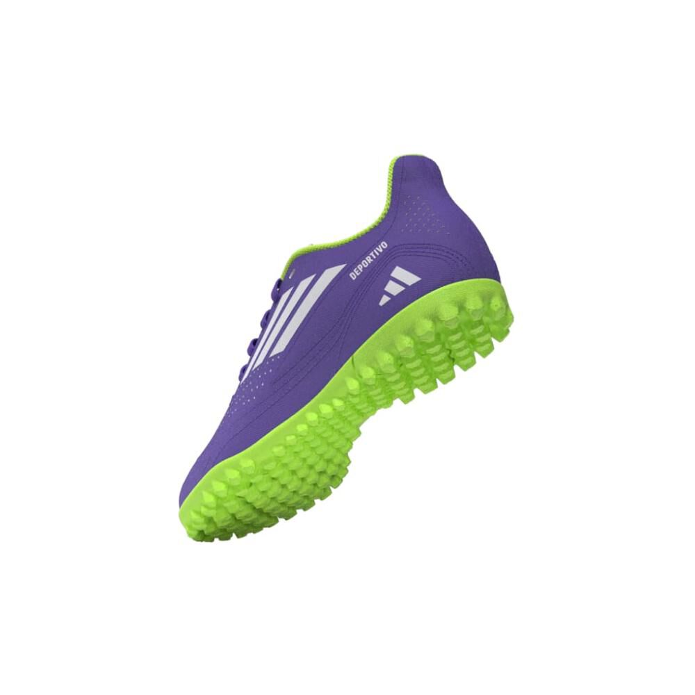 Zapatilla Fútbol Hombre Adidas Deportivo Iii Pasto Sintético Morada image number 1.0