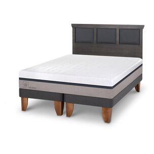 Cama Europea Cic Balance / 2 Plazas / Base Dividida + Respaldo