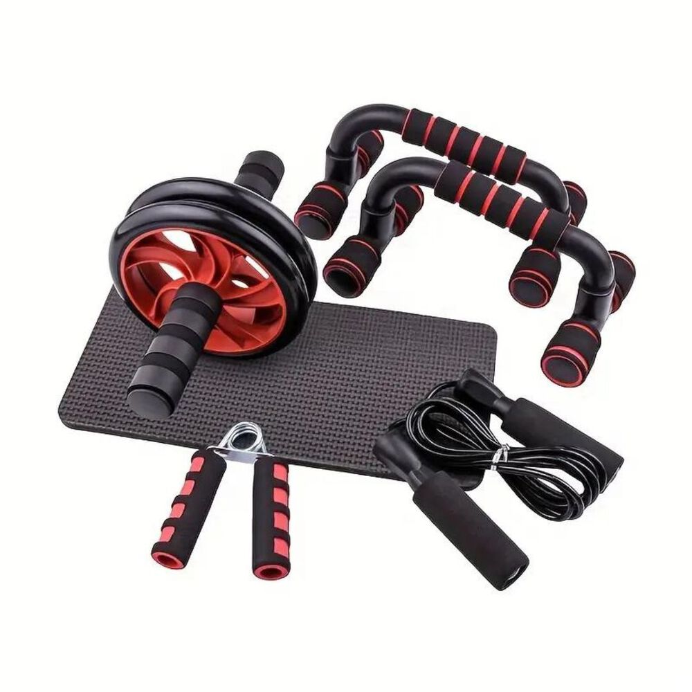 Set Rueda Abdominal - Cuerda Saltar - Mangos Push Ups image number 0.0