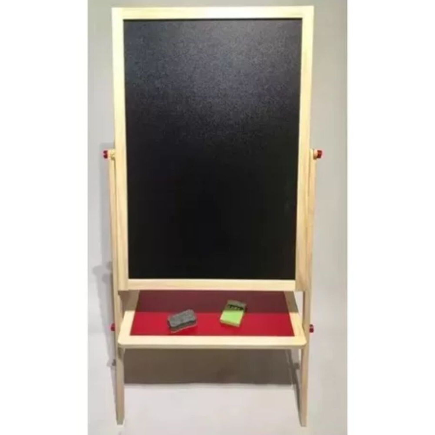 Pizarra Atril Did&aacute;ctica Magn&eacute;tica De Madera 2 En 1 Para Ni&ntilde;os image number 1.0