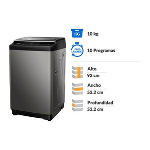 Lavadora Hisense WT3J1023UT / 10 Kg