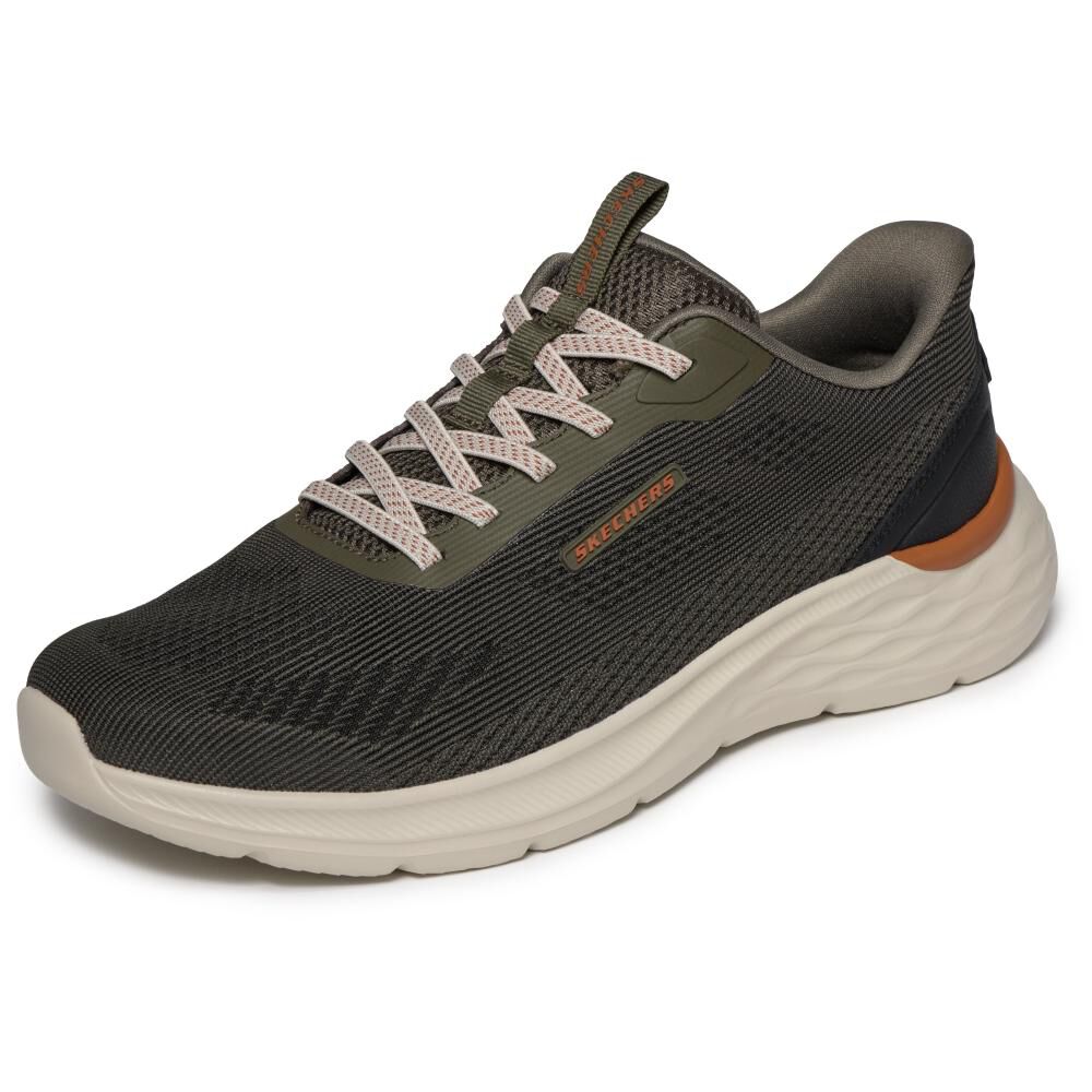 Zapatilla Urbana Hombre Skechers Garner - Ellis Olv image number 2.0